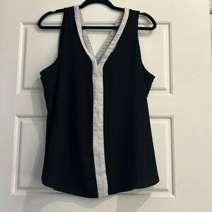 Black and white blouse from Kohl’s